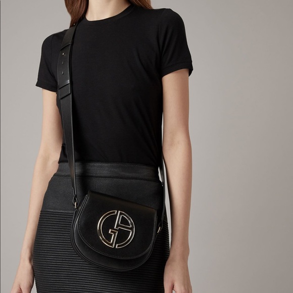 GIORGIO ARMAN leather cross-body bag NWT - Picture 2 of 11